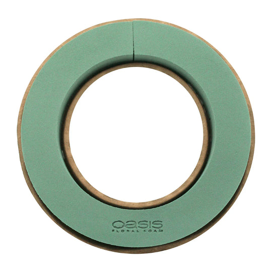Steckschaum-Kranz, OASIS® BIOLIT®, Ø32 cm, Lieferumfang 2 Stück, Grabschmuck, Grabdekoration