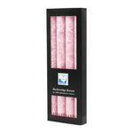 Stearin-Stabkerzen, 22/250 mm, Pastellaltrosa, KERZENFARM HAHN, Brenndauer ca. 10h, 4 Stück pro Verpackung