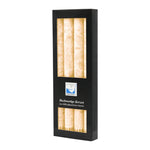 Stearin-Stabkerzen, 22/250 mm, Creme, KERZENFARM HAHN, Brenndauer ca. 10h, 4 Stück pro Verpackung