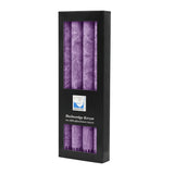 Stabkerzen aus Stearin Violett, 22/250 mm, KERZENFARM HAHN, Brenndauer 10h, 4 St.